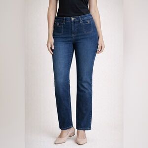 Style & Co Women's Straight Leg Blue Denim Jean, Size 12